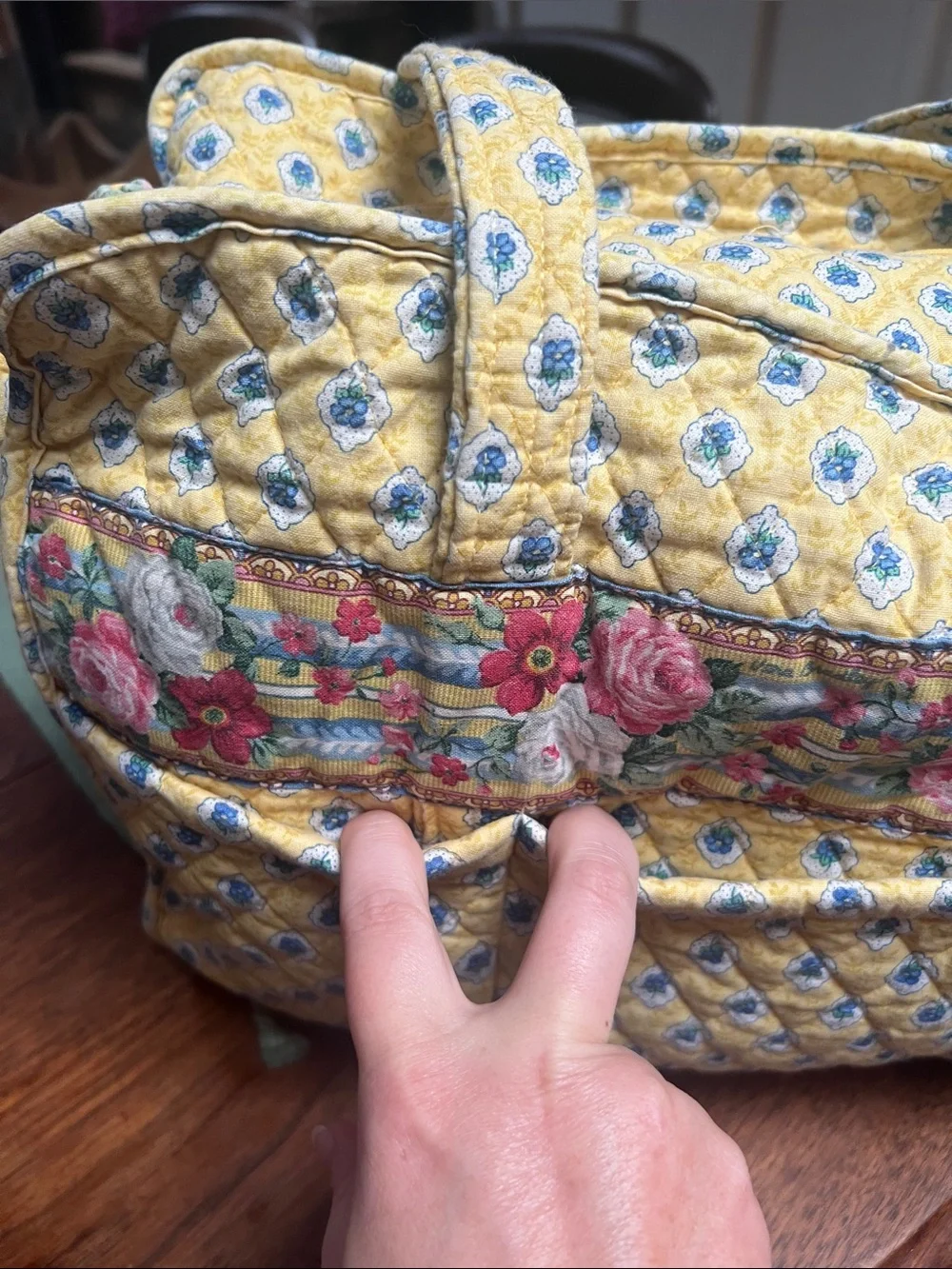 Vera Bradley Diaper Bag in Retired Elizabeth Pattern